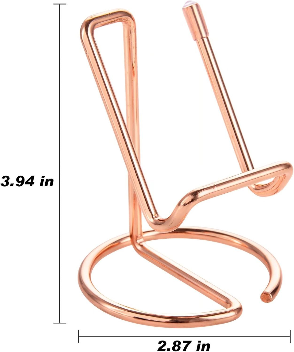 ROPOSY Cell Phone Stand Holder Desk Accessories, Cute Metal Rose Gold, Compatible with All Mobile Phones, iPhone, Switch, iPad