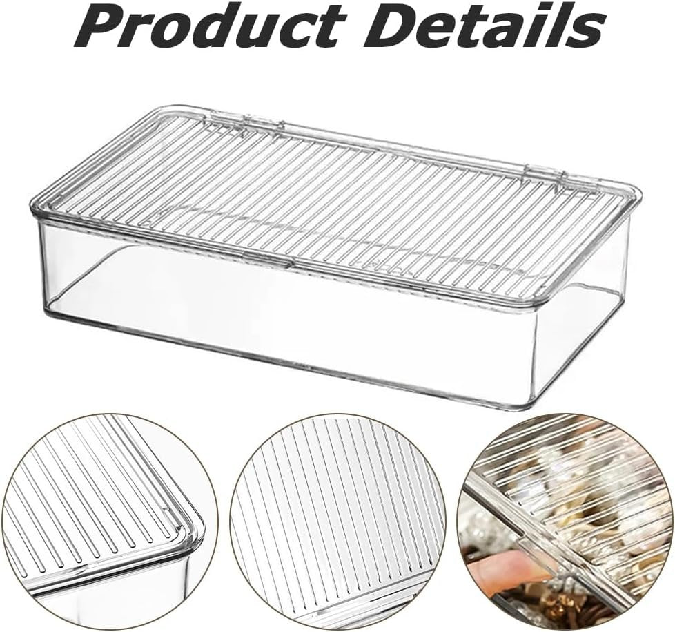 2 Pack Storage Container,Bacon Container,Meat Storage Case,Bacon Keeper,Cold Cuts Meat Saver,with Lid Easy Access Good Sealing Multi purpose Storage Container,for Refrigerator