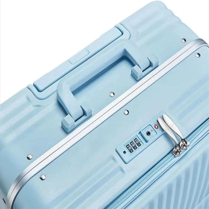Trolley Suitcase Hand Luggage Durable Aluminium Frame for Hard Luggage Carry On Luggage Security TSA Lock Suitcase Suitcases Trolley (Colour: Pink, Size : 24 Inch), pink