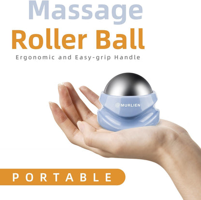 MURLIEN Ice Therapy Massage Roller Ball, Manual Massager for Trigger Point, Deep Tissue Massage, Alleviating Muscle Tension and Pain Relief, Suitable for Neck, Back, Shoulders, Arms, Legs, Thighs etc