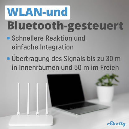 Shelly BLU Gateway | Pack of 2 | Bluetooth WiFi Gateway in a USB-A Dongle | Home Automation | Compatible with Alexa & Google Home | iOS Android App | Wireless [Energy Class B]