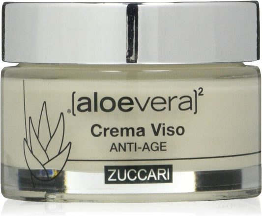 ZUCCARI Linea X2 - Anti Age Face Cream, Hyaluronic Acid and Q10, Aloe Vera, 50 Milliliters