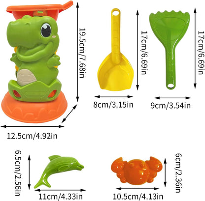 Iouyjiu Sandbox Play Game, Outdoor Water Park Toys, Pool Party Sand Toys with Sturdy and Safe Materials for Outdoor Activities and Exploration in Toddler, 1 Set