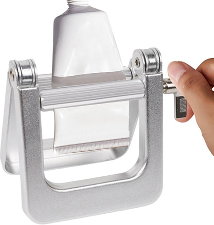 Toothpaste Squeezer, Aluminum Toothpaste Dispenser, Heavy Duty Tube Press Design, for Easy Squeezing, Bathroom Organizer Tool, Ointment, Hair Dye, Creams, Travel, Home, Family Use