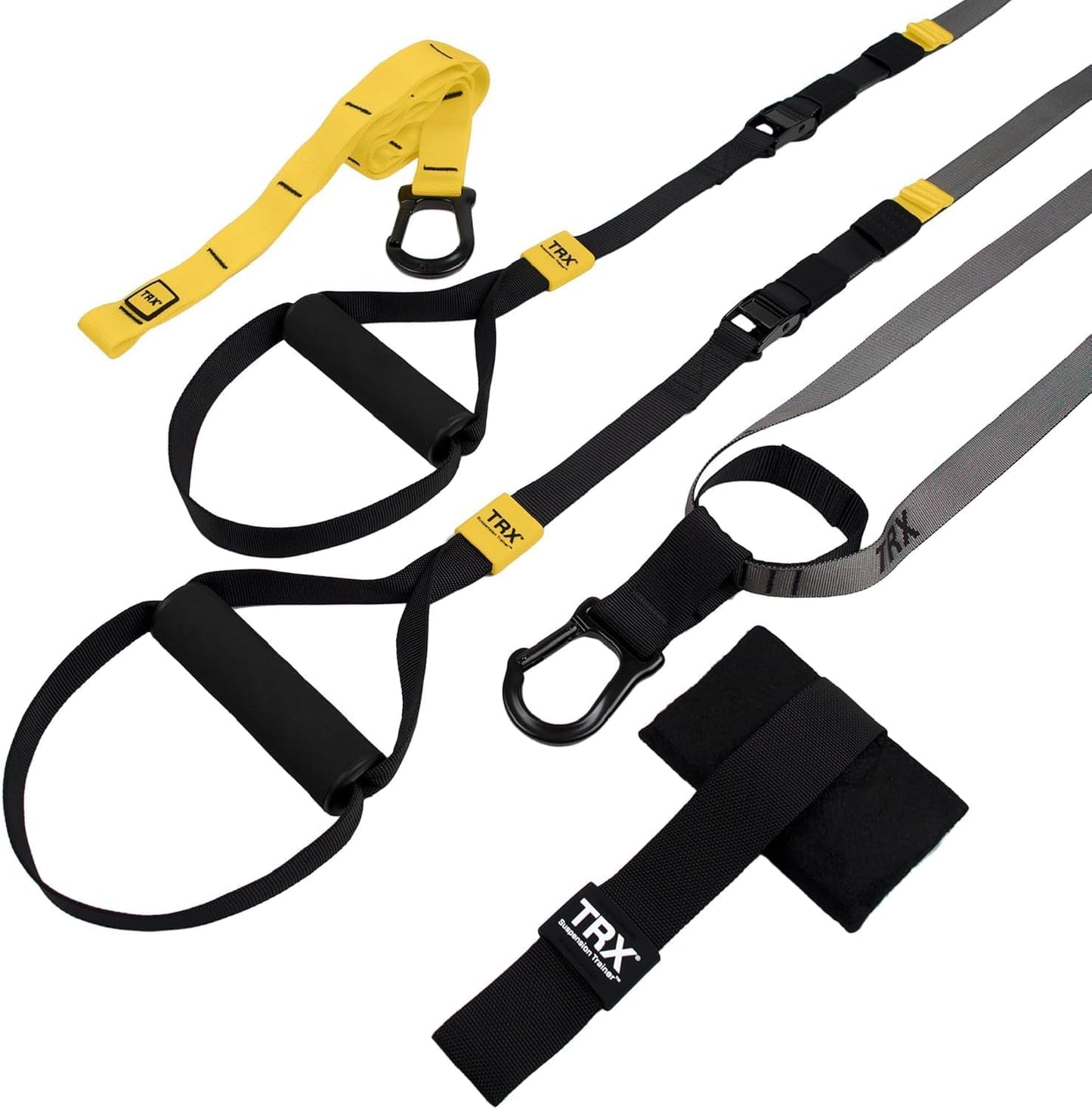 TRX GO Suspension Trainer System: Lightweight & Portable| Full Body Workouts, All Levels & All Goals| Includes Get Started Poster, 2 Workout Guides & Indoor/Outdoor Anchors