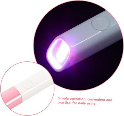 HAPINARY LED Face Care Pen Red Blue for Facial Skin Care Therapy Device for Skincare
