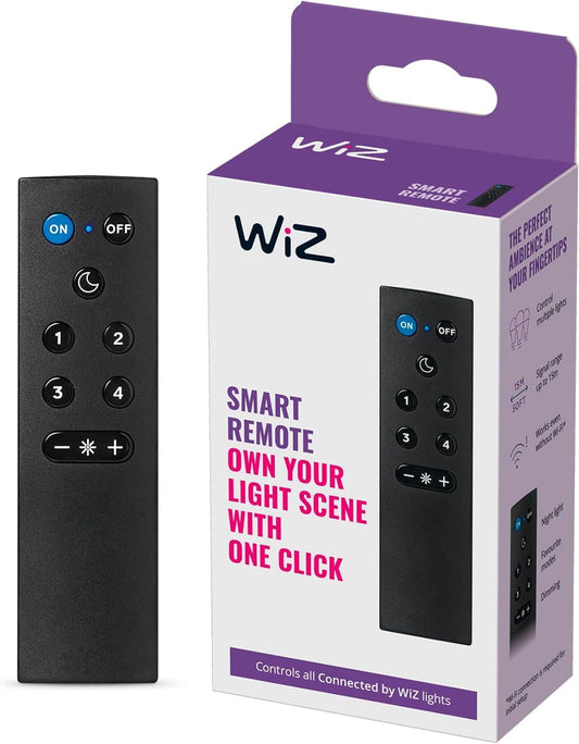 WiZ Smart WiFi Remote Control, App Control or Voice Control (Alexa, Apple HomeKit, Google Home)