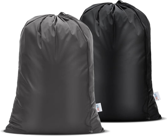 ALVABABY Diaper Pail Liner for Cloth Diaper Laundry Kitchen Garbage Cans Reusable Black Grey Set 28.7x17.7in Black Grey 2LLW0102-CA