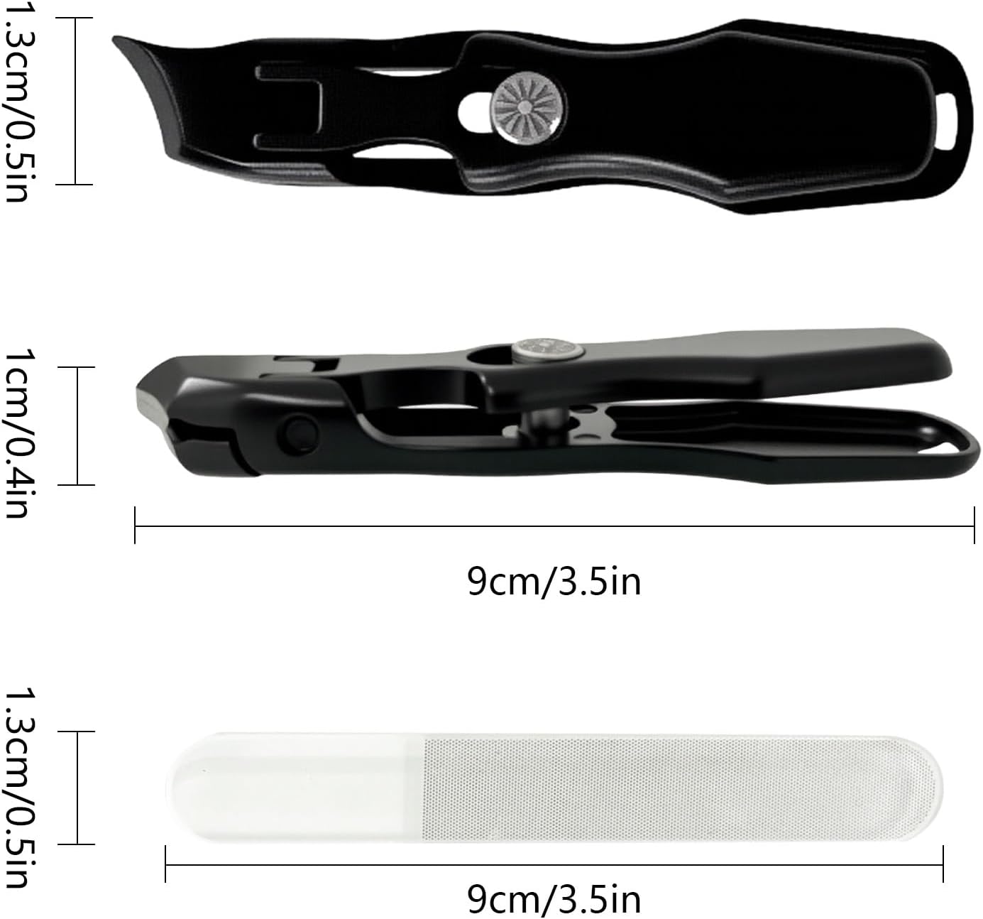 Nail Clippers for Thick Nails,Large Wide Jaw Opening Toe Nail Clippers for Seniors,Stainless Steel Portable Ultra Sharp Nail Clipper,Pedicure,Men & Women Big.2 pack