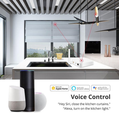 Blindsmart Zigbee Hub with Antenna Works with Apple Home Homekit, Wired Smart Home Automation Hub Zigbee Gateway, Compatible with Tuya Zigbee Devices, ZMHK-01(2nd Gen)