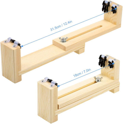YaSao Wood Bracelet Jig Survival Wristband Knitting Tool DIY Braiding Paracord Maker Outdoor Weaving Kit