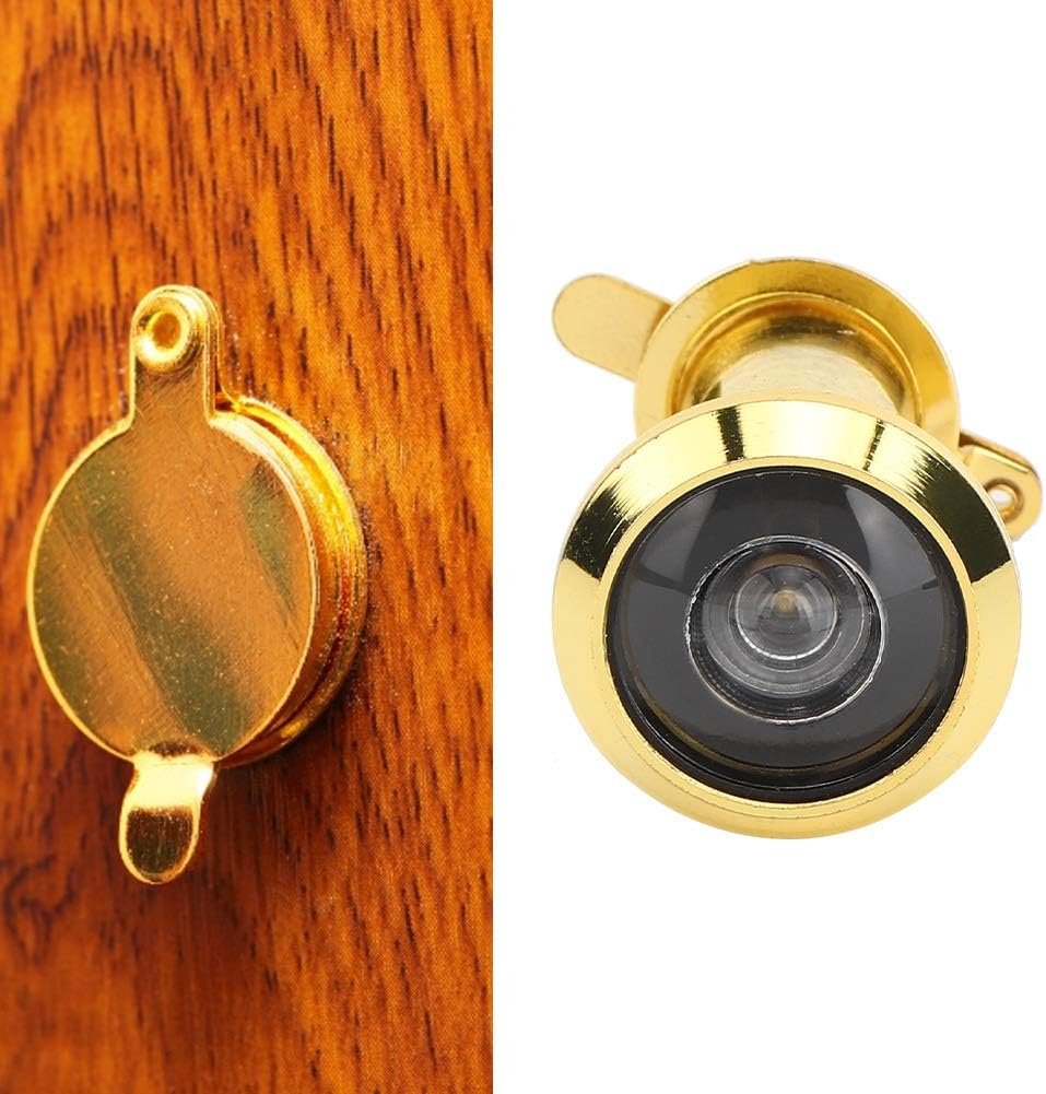 220 Gradi Visualizzatore di Grandi Porte, Pehofole di Sicurezza in Lega di Zinco con Copertura Pesante, per Case, Uffici, Hotel e Porte Anteriori, Vedere, Monitorare, Sbirciare le Persone (Diametro