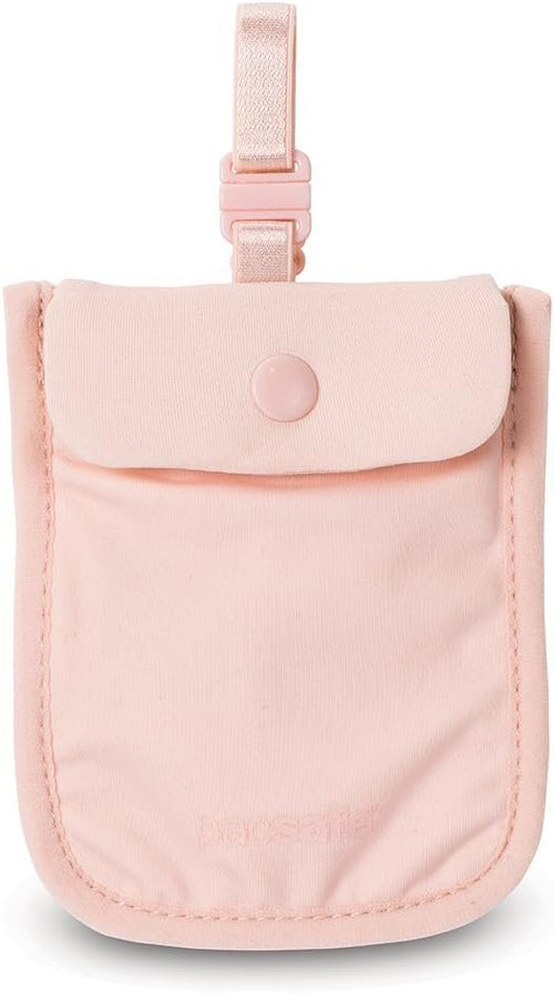 PacSafe Coversafe S25 Anti-Theft Secret Bra Pouch, Orchid Pink