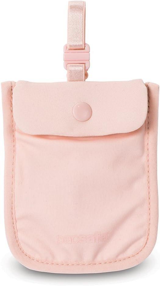 PacSafe Coversafe S25 Anti-Theft Secret Bra Pouch, Orchid Pink