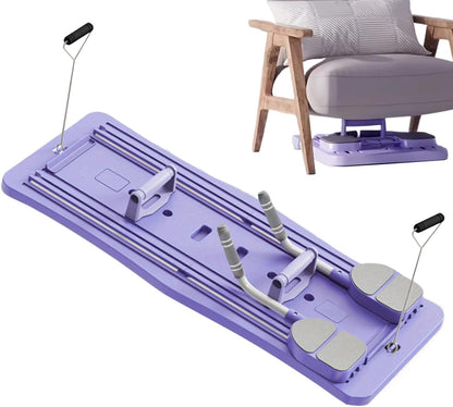 Pilates Balance Board, Core Strength Trainer, Multipurpose Home Fitness Equipment, Stability Workout, Portable Exercise Gear for Women and Men, 38.19 x 16.14 x 1.12 Inches