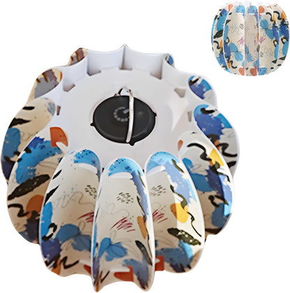 Mimoqk Jigsaw Puzzle Lampshade, Ceiling Pendant Light Cover, Decorative Waterproof Fixture, Lamp Shade Replacement for Balcony, Camping, Picnic, Outdoor Lighting Decor