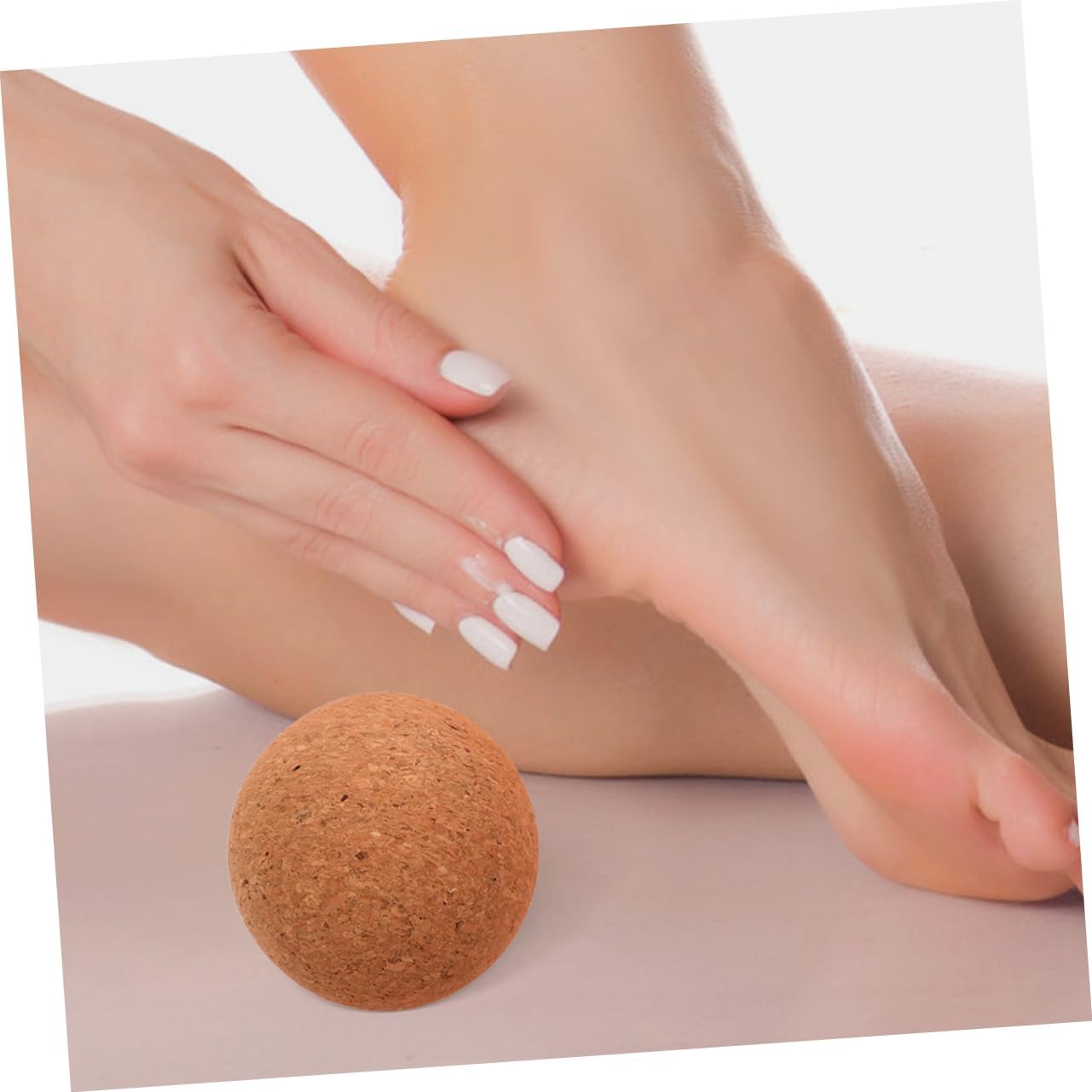 Toyvian Palla Da Yoga Massager Muscolare Palline Da Massaggio Sfera Di Sughero Massaggiatori Per La Schiena Massaggio Palla Per Il Retro Palla Rotolante Trucioli Di Sughero
