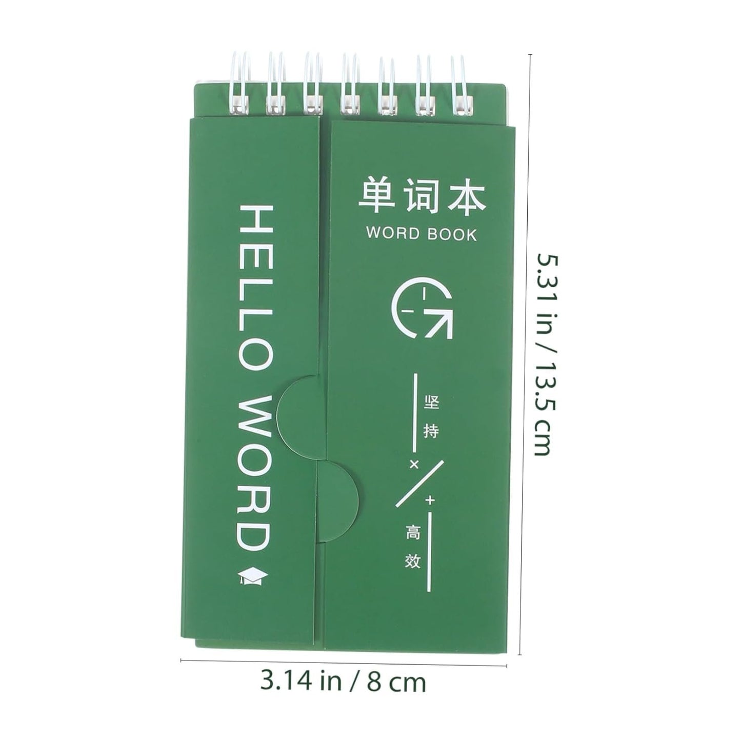 STOBOK English Words Language Vocabulary Notepads 3pcs Writing Reciting Book Planner Students Stationery Writing Notepad Students Notepad