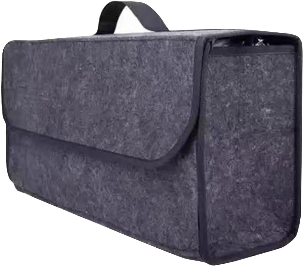 Large SUV Trunk Organizer,Multipurpose collap-sible SUV Trunk Organizer,Felt Car Storage Box with Handle