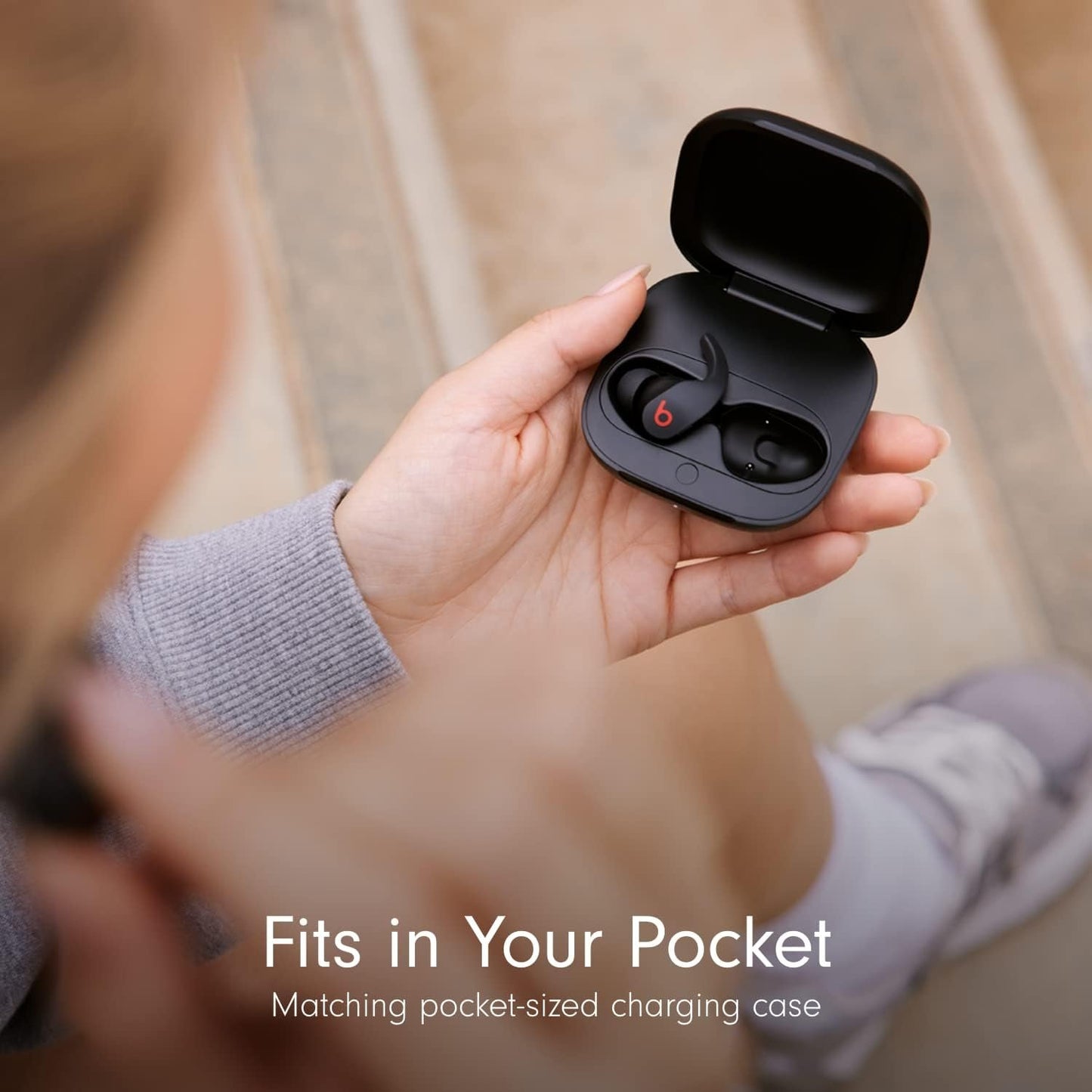Beats Fit Pro – Wireless Bluetooth Noise Cancelling Earbuds, IPX4 Rated Sweat Resistant Earphones, Compatible with Apple & Android, Built-in Microphone, Up to 24H of Listening Time - Beats Black