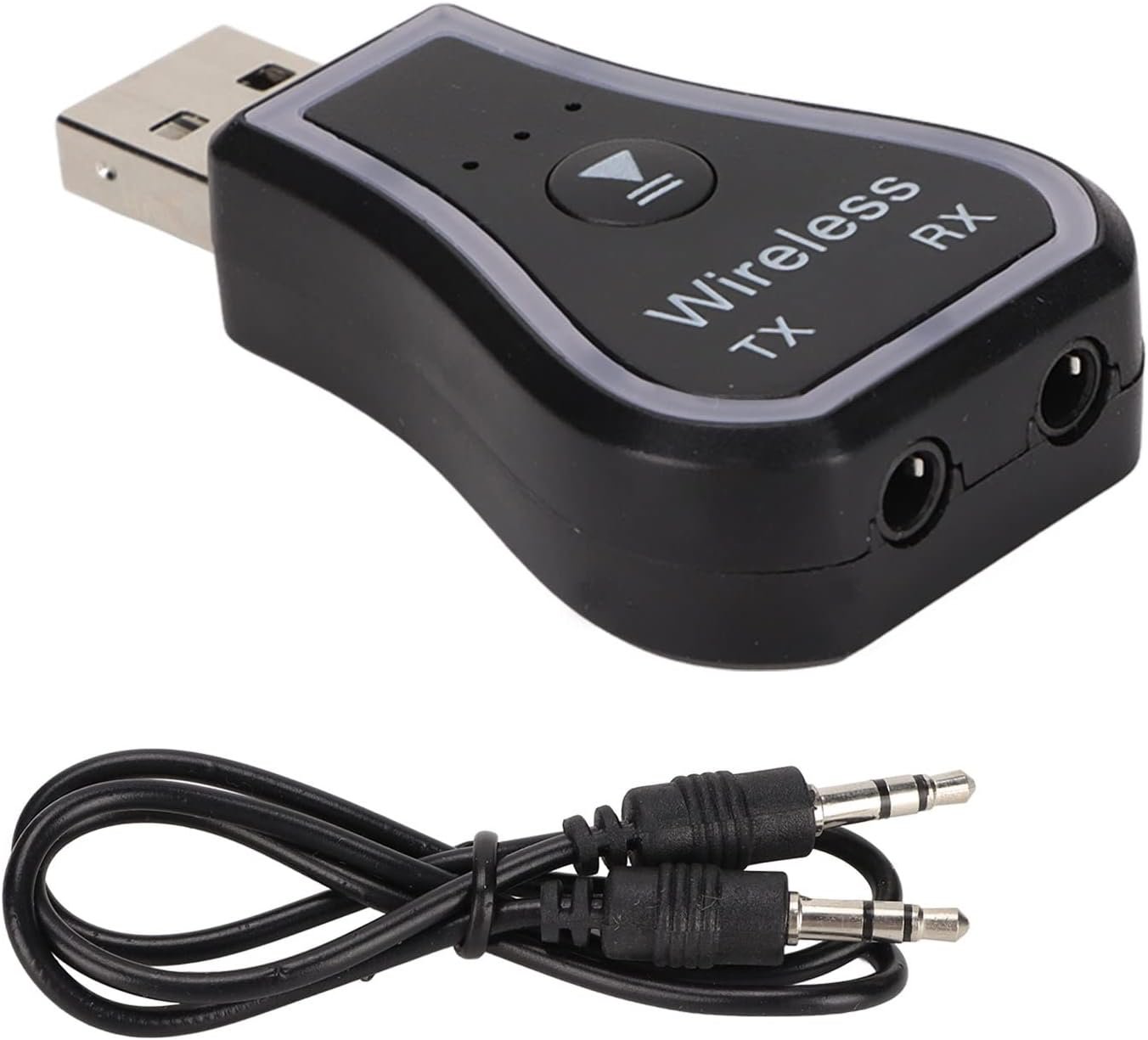 5.0 Transmitter Receiver Mini USB Adapter for The Stereo System for Heimstereo, RGB Giving Light for Wireless Music Streaming, Which is Compatible with Television, Headphones [Home Entertainment]