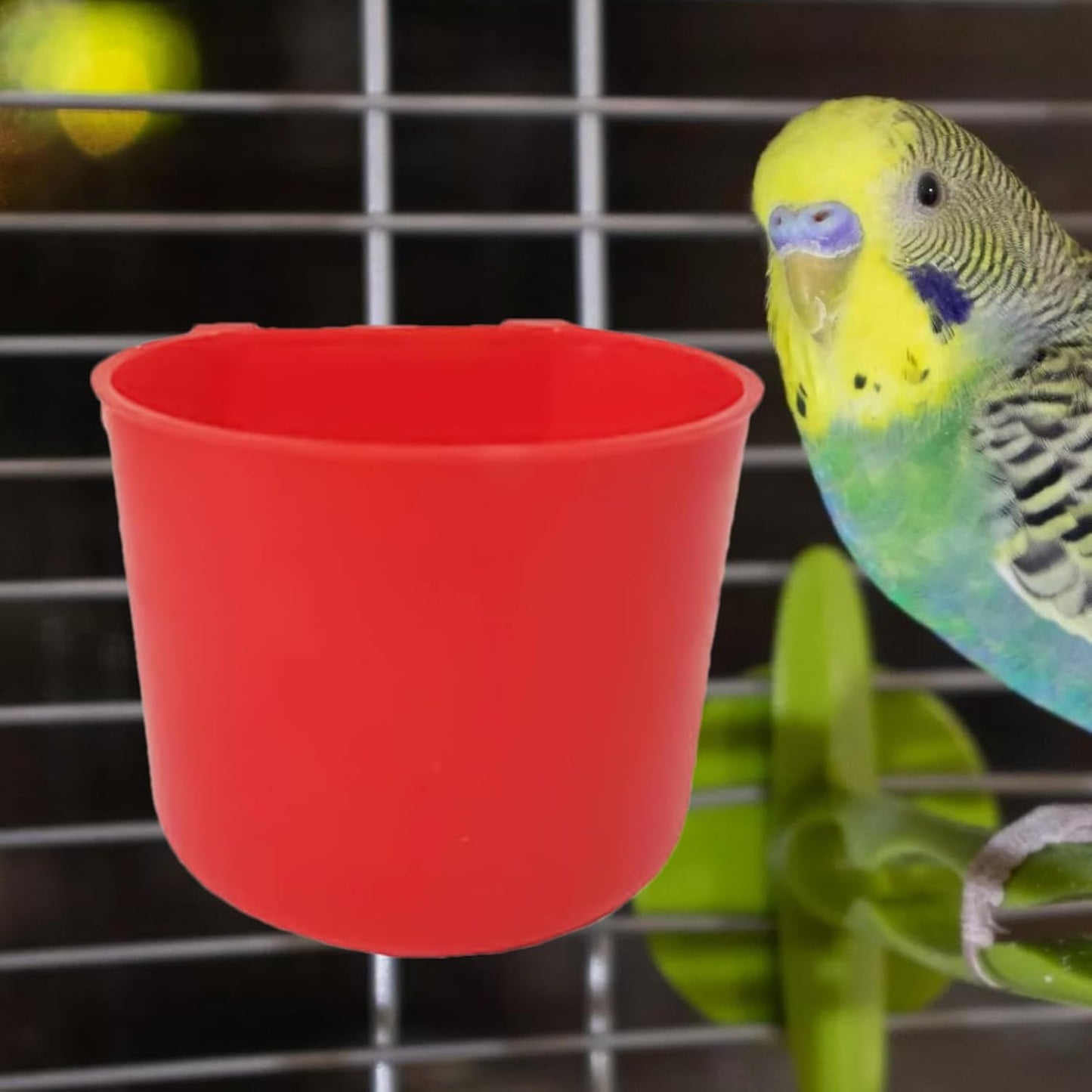 Chicken Drinking Cups | Hangable Feeder Bowl for Bird,8oz Wide Mouth Space Saving Watering Feeding Cup for Chicken Bird Parrot Duck