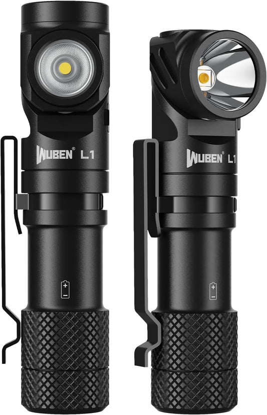 WUBEN L1 LED Torches Super Bright Rechargeable 2000 Lumens, Tactical Flashlight Powerful Torch Battery Powered, Multifunctional IP68 Waterproof Powerful Handheld Flash Light for Camping Hiking