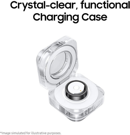 Samsung Galaxy Ring, Slim and Light Smart Ring with Durable Titanium Frame, AI-Powered Samsung Health, Sleep/Heart Rate/Stress Monitor, Water Resistant Up to 100m, Size 10, Titanium Black