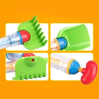 Water Squirter Sand Shovel Toy, Water Soaker Digging Tool 11.02x3.94x1.97 inches Summer Splash Play, Ideal for Kids Boys Girls Beach Pool Garden and Creative Outdoor Adventures