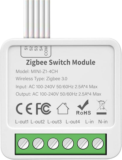 TransFor Form Your Home Lighting For Tuya Miniature For Smart Switch Module Fornisce accesso remoto tramite app e integrazione con assistenti vocali popolari (interruttori bidirezionali)