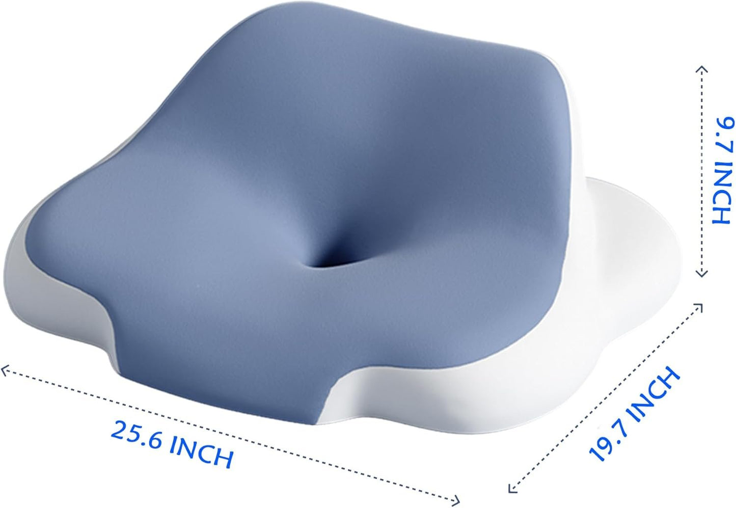 Memory Foam Cervical Pillow for Sleeping, Leaning, Lying and Back Support, Bed Pillow Rest for Bed Sitting up, Ergonomic Side Sleeper Pillow for Sleeping, for Neck Pain and Shoulder Pain Relief