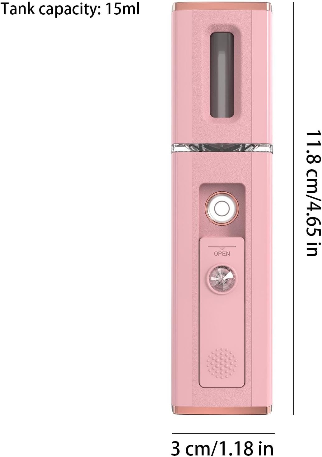 Face Mister, Face Spray, Rechargeable Humidifier, Fine Water Mist, Skin Hydration, Electric Face Mister, Portable Face Sprayer, Travel Beauty Tool, Deep Skin Hydration, Women's Skincare
