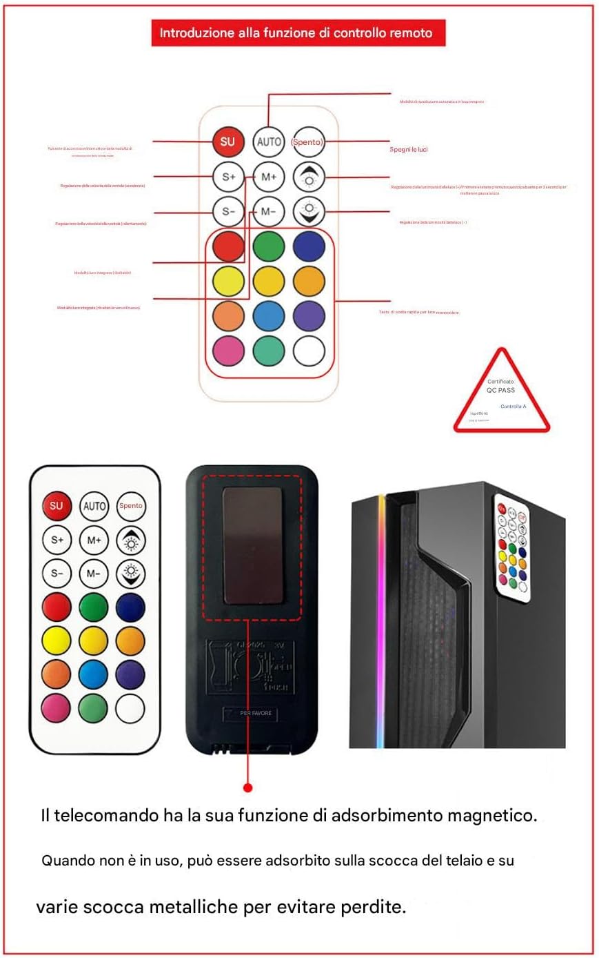 Argb Controller Hub, 8 Ports Motherboard Fan Controller, Prism Algorithm Pc Splitter, PWM Smart Temp Control, RGB Lighting, Desktop Modding Tool, 4.49 x 2.17 x 0.79 Inches