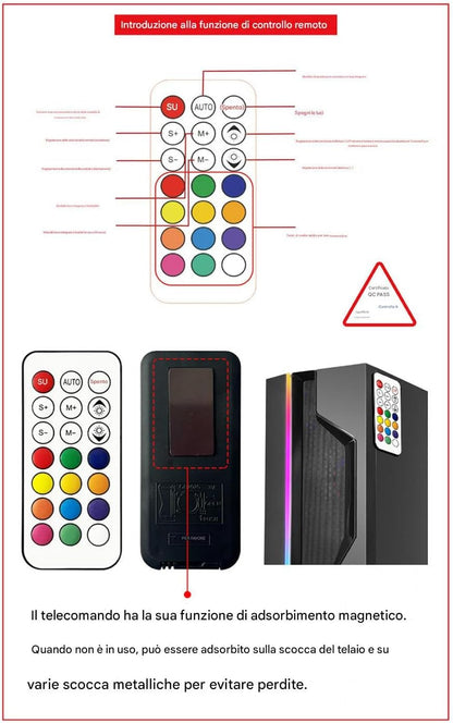 Argb Controller Hub, 8 Ports Motherboard Fan Controller, Prism Algorithm Pc Splitter, PWM Smart Temp Control, RGB Lighting, Desktop Modding Tool, 4.49 x 2.17 x 0.79 Inches