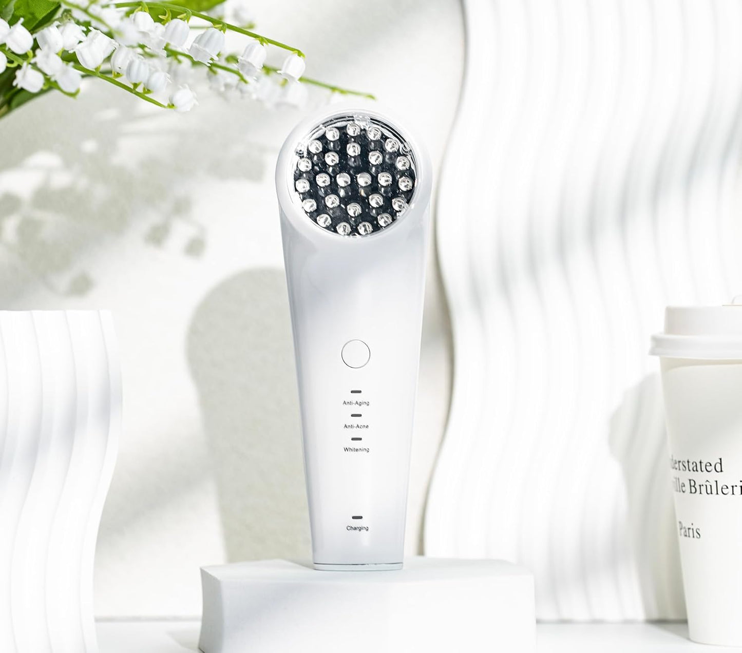 VRAIKO Handheld Skin Rejuvenation Beauty Device for Face and Body, Home-use facial massager and skin toning device for a more glowing and radiant complexion