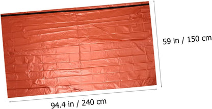 ibasenice Emergency with Thermal Insulation Survival Sack for Outdoor Camping Lightweight Portable Emergency Blanket Tent Essential for Cold Weather Protection