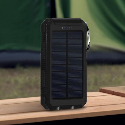 Solar Powered Charger,20000mAh Portable Solar Charger Battery Bank - Waterproof Battery Pack with Flashlight Survival Gear for Hiking, Explorer & Cell Phone
