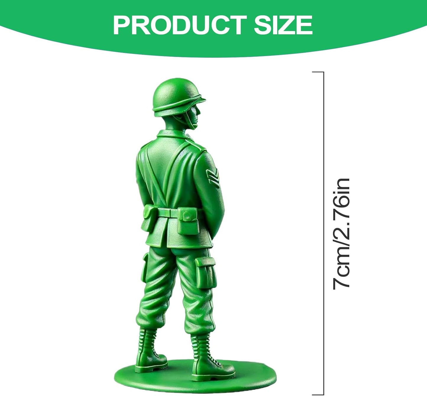 Générique Imaginative Play Game, Toy Soldier Cartoon Action Figure, 7cm, Collectible Interactive Soldier Men, Fun Prank Figure, Ideal for Kids & Adults Fan Home Use