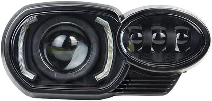 KNGFWBSW K1200R Headlight Upgrade Replacement Motorcycle LED Headlamp with DRL Compatible with M/W K1200R 2005~2009 K1300R 2010~2013