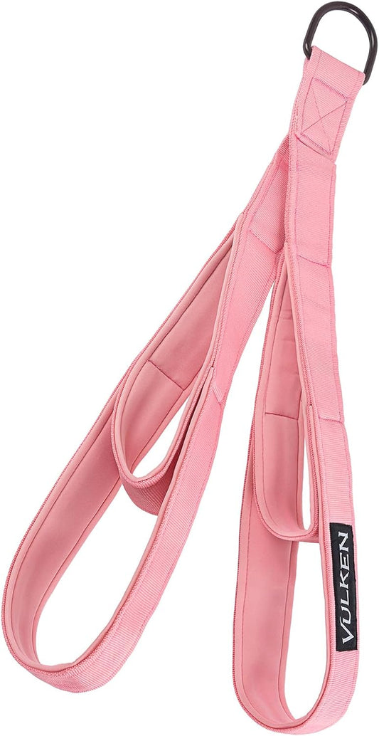 Vulken Tricep Rope Cable Attachment. 24 Inch & 17 Inch Two Lengths Built in One Pull Down Rope