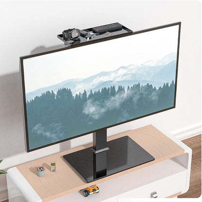 Top Shelf TV Mounting Bracket 12 Inch Flat Panel Mount for Streaming Devices, Media Boxes, Speakers and Home Decor