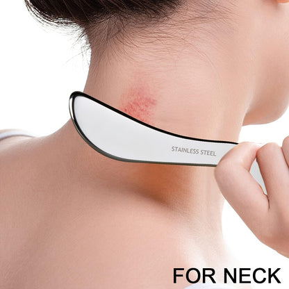Gua Sha Muscle Scraper Tools, Stainless Steel Scraping Massage Tool for Soft Tissue,Myofascial Scraping Tools for Scar Tissue Physical Therapy Tools,IASTM Tools,Blade Massage Tool