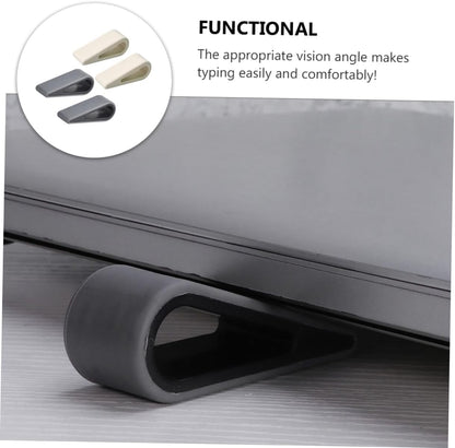 SWOOMEY 4pcs Laptop Computer Brackets Desk Heightening Support Cooling Pad Ergonomic Notebook Stand