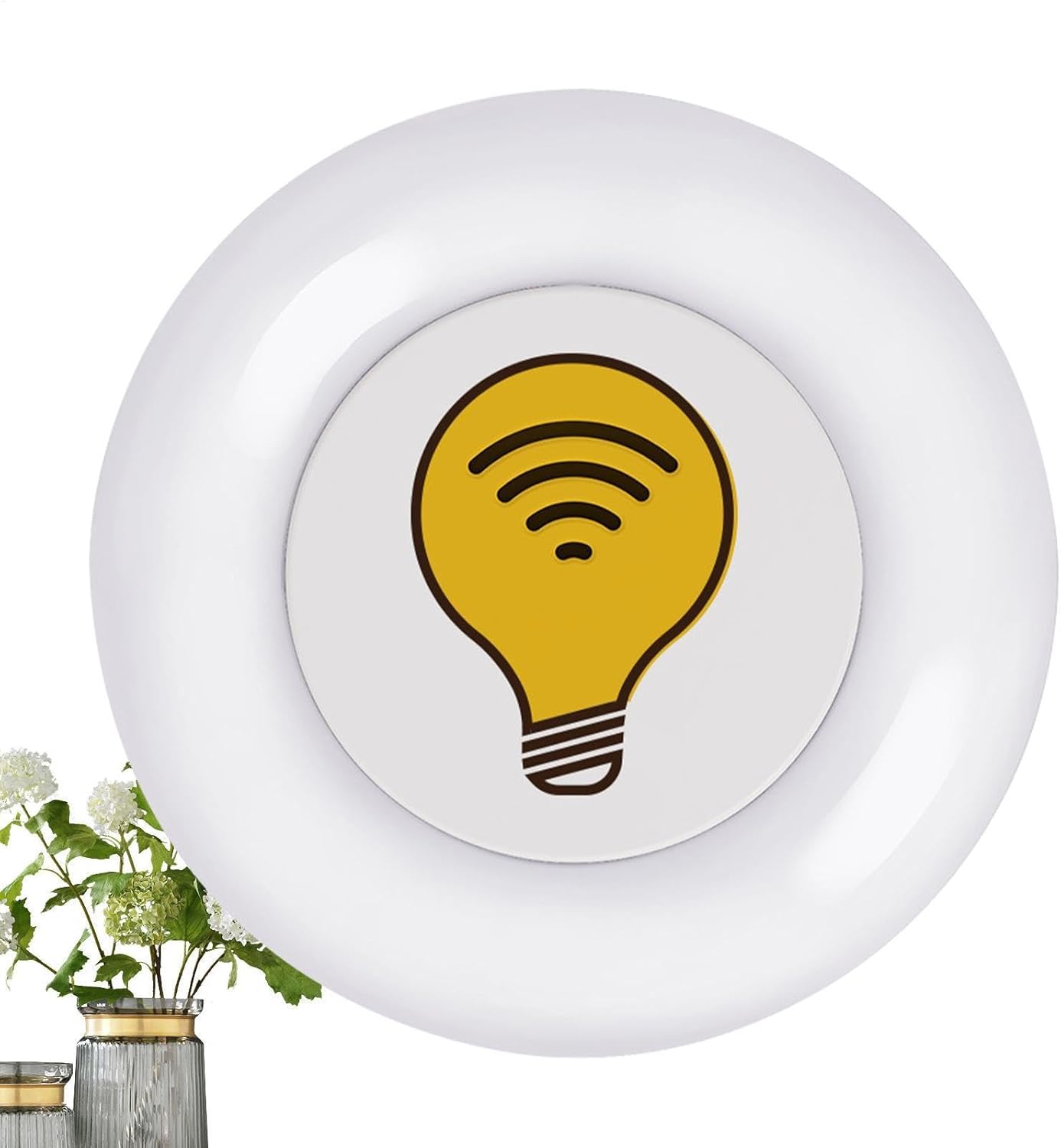 Smart Night Light | USB Plug-in Creative Night Light Intelligent - Decorative Ambience Lighting, Bedroom Decor for Desk and Living Room Kids