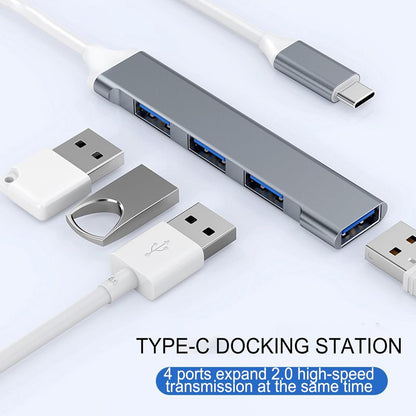 USB Multiport Adapter Hub â€“ 5Gbps Data Transfer Splitter, High Speed Extender | USB 3.0 Multiport Expander, Laptop Audio Printer Game Controller Flash Drive Connector for Office Home Setup Use