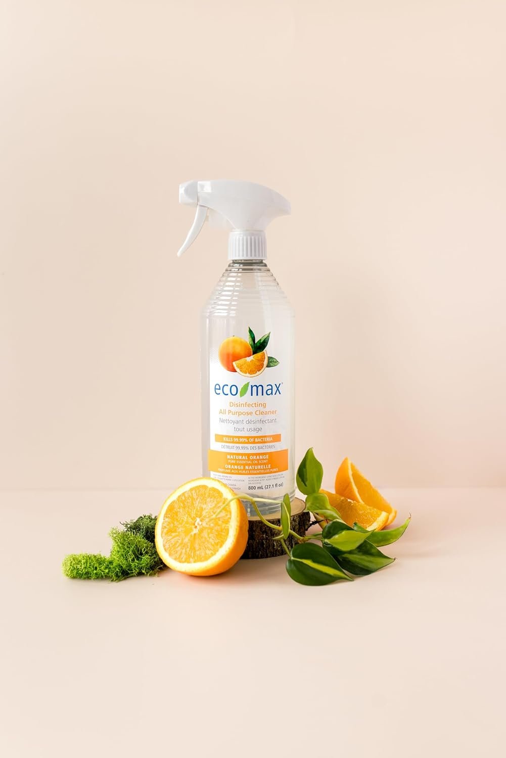 Eco-Max-Natural Orange Disinfecting All Purpose Cleaner, 800ml