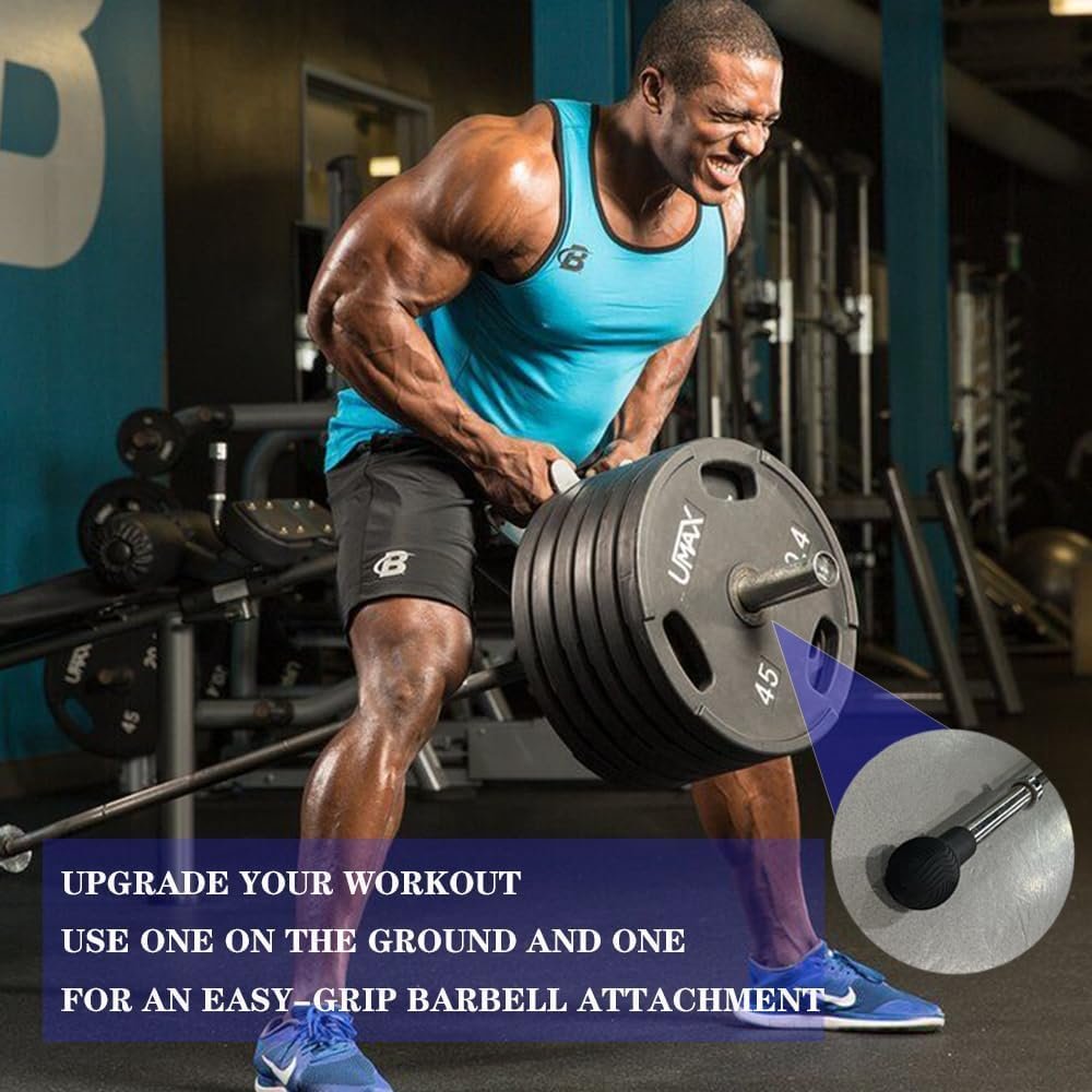 KONGISS Landmine Attachment for Barbell, Turn Any Surface into a Barbell Landmine Exercise-Press, Row, Spin, Rotation, t bar Row and More, Fits 2'' Olympic Bars