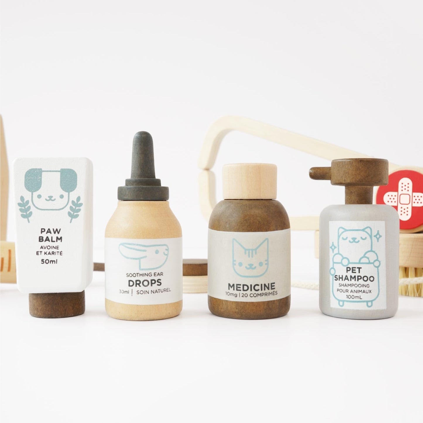 Le Toy Van Veterinarian Bag Set, Children's Toy 2+, 10 Pieces, Animal, PRETEND_PLAY_TOY, Unisex