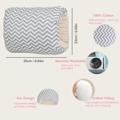 ORALEAF Arm Pillow - Cozy Cradle Nursing Pillow for Breastfeeding, Soft Head Support Pillow,Perfect Comfort for You and Your Baby