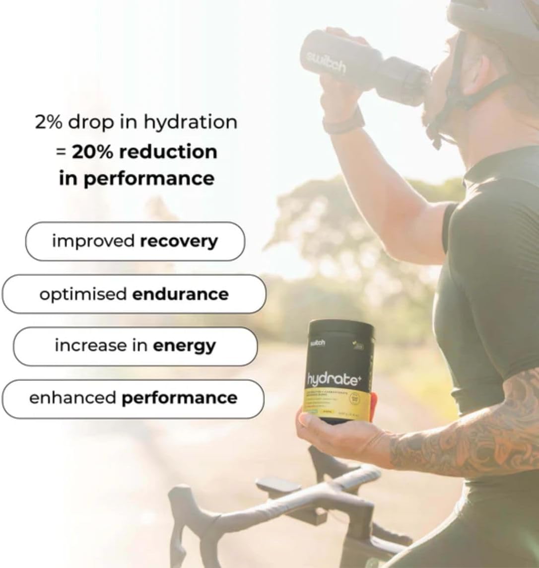Switch Nutrition Hydrate+ 20 Serves Kiwi Watermelon